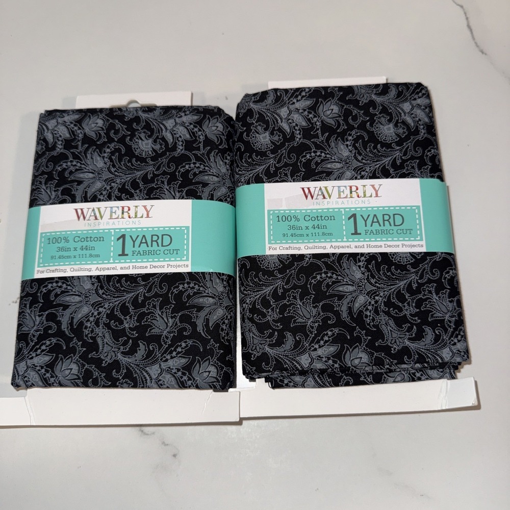 2 Waverly Inspirations Floral 1 Yard 36in.x 44in. PreCut Fabric 100% Cotton